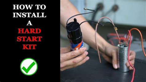 how to test a hard start kit|air conditioning hard start kit.